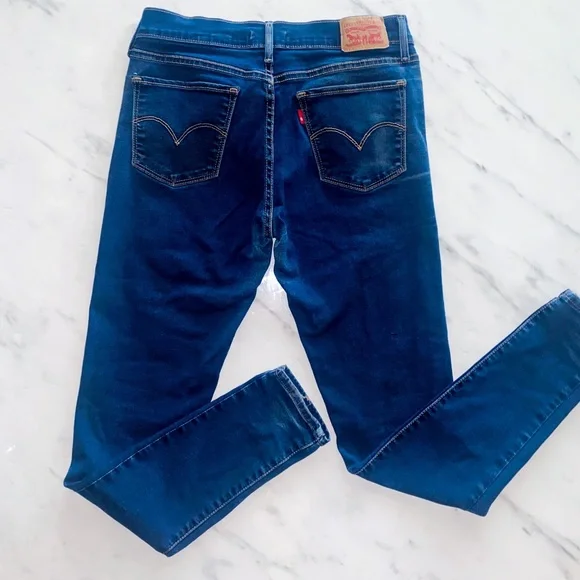 Levi’s super skinny blue jeans - Picture 5 of 6